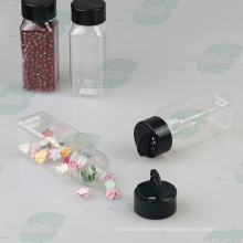 Clear Pet Pepper Shake Bottle with Flip Cap (PPC-PSB-45)